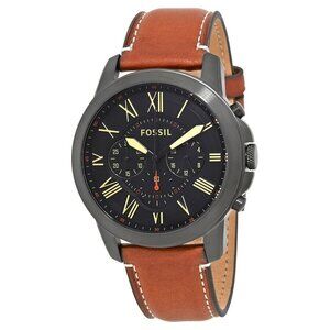 FX03754B NWT Fossil Fashion Men's Quartz Steel Authentic Watch